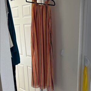 Maggy London Colorful Striped Dress